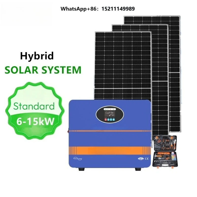 off Grid All in One Generator Solar System for Houses Builds in 25.6V*50ah Lithium Battery