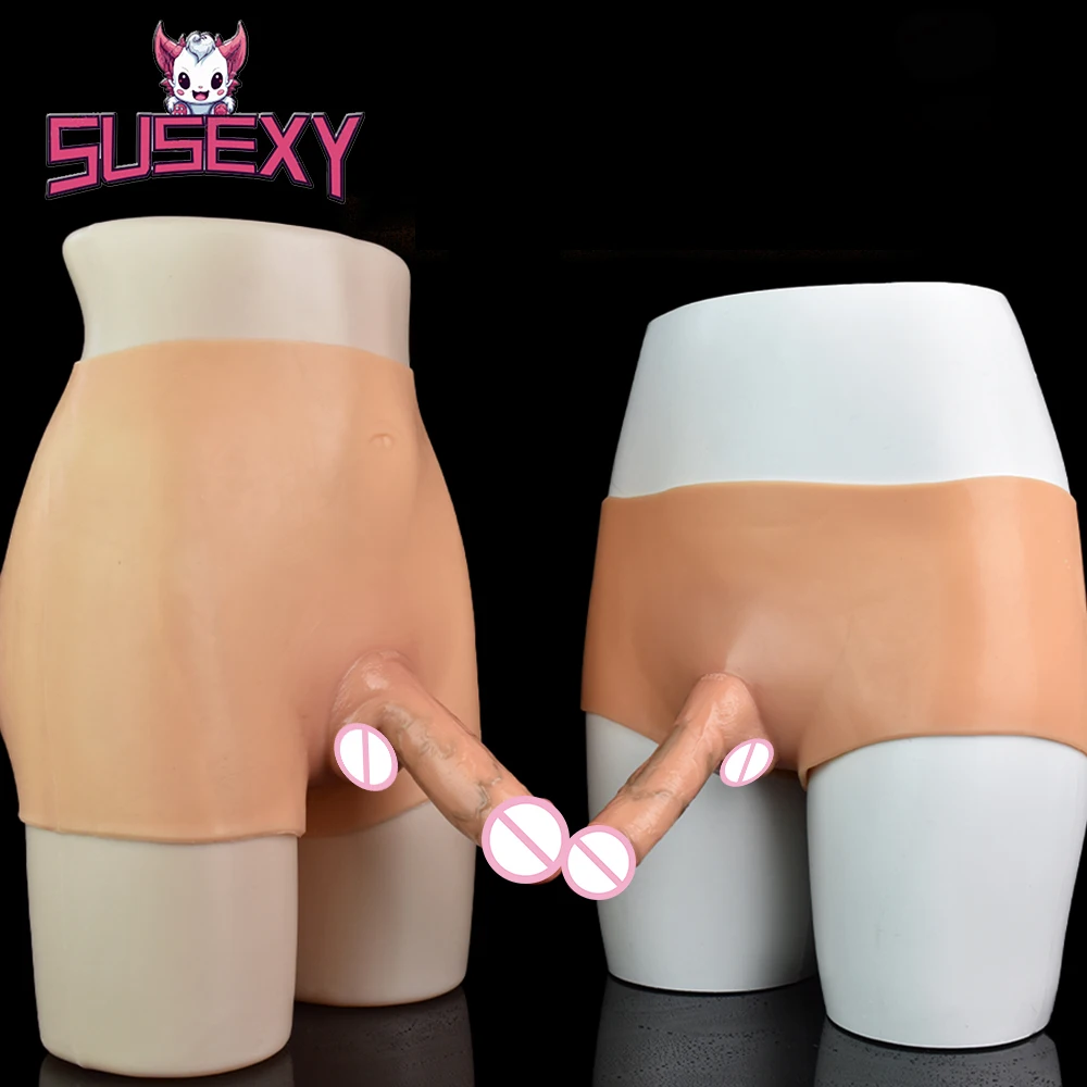 

SUSEXY 5 Styles Strap-on Dildo Pants Lifelike Veins Wearable Anal Plug Solid Penis For Lesbian Woman Intimate Product Sex Toys