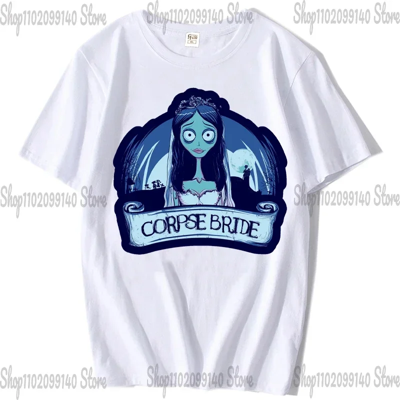 Corpse Bride Bride To Be Men's T Shirts Fun Tees Short Sleeve Round Collar T-Shirt MDE Unique Tops