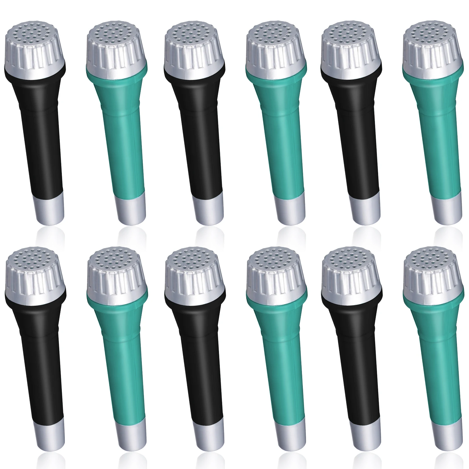

12 Pcs Children Microphone Toy Fake Kids Plastic Party Prop Simulated Toddler Playthings Musical Instruments