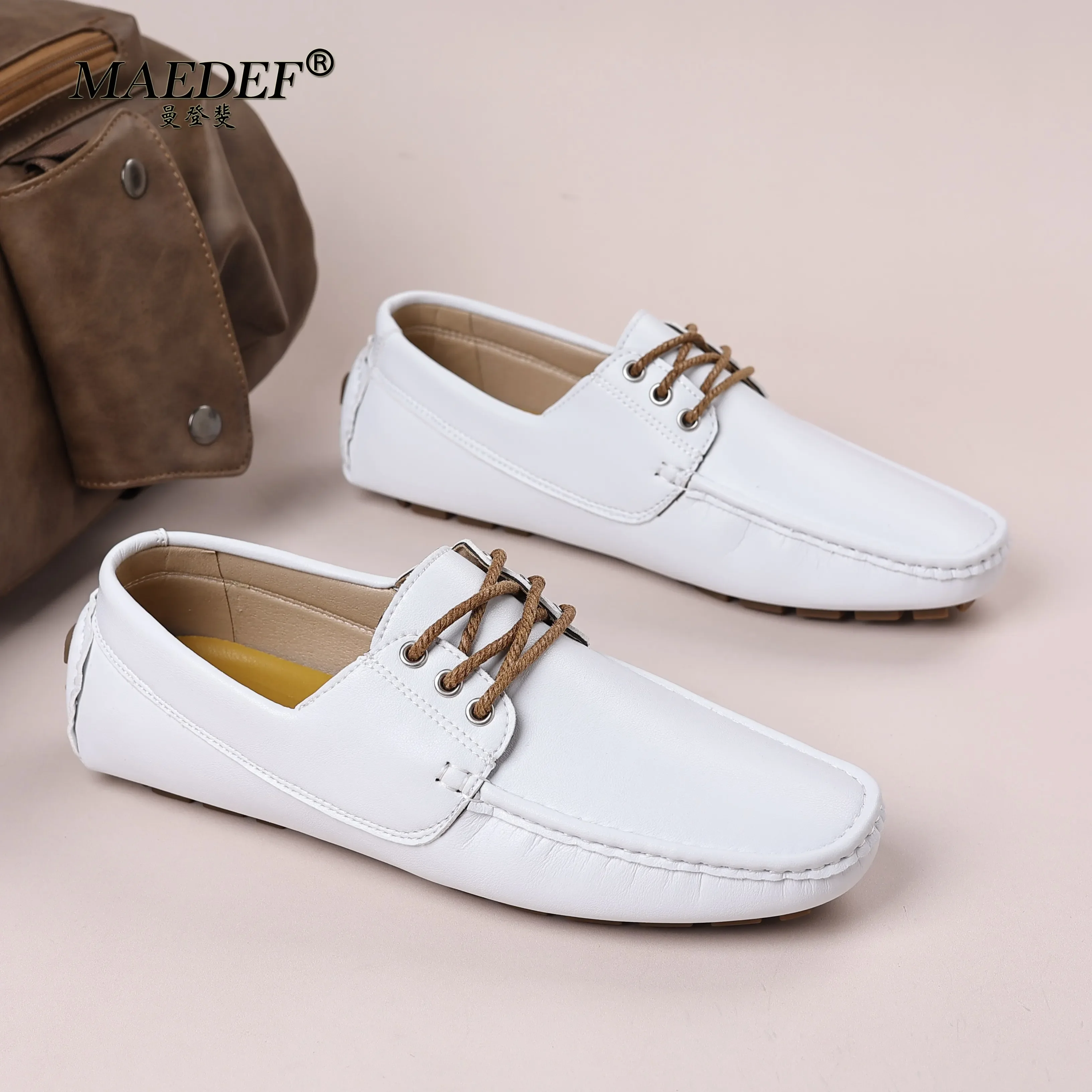 Men's Daily Casual Loafers Men's Slip-On Style Walking Footwear Outdoor Sturdy and Soft Long-Lasting Footwear for Summer Men's