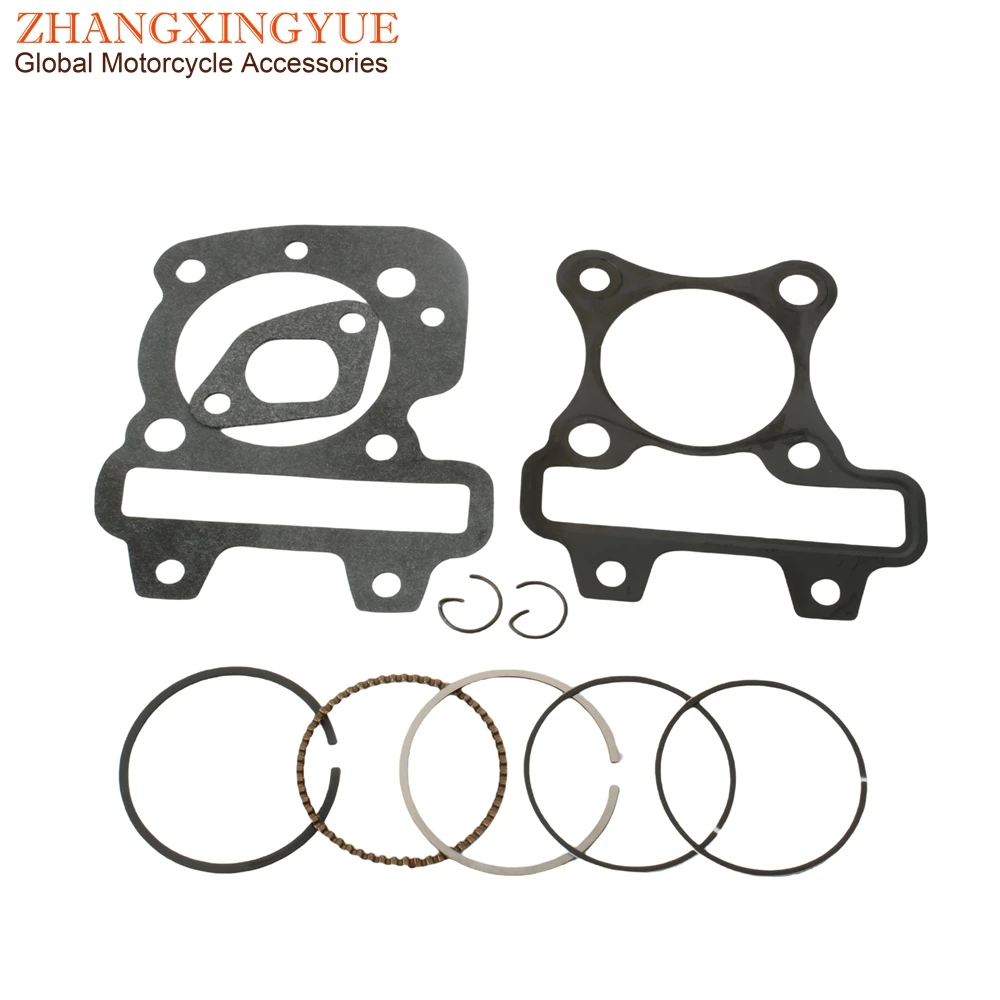 70cc 47mm Big Bore Cylinder Block Kit For Piaggio Fly 50 Liberty Zip 50cc 4T 2V Scooter Engine Parts