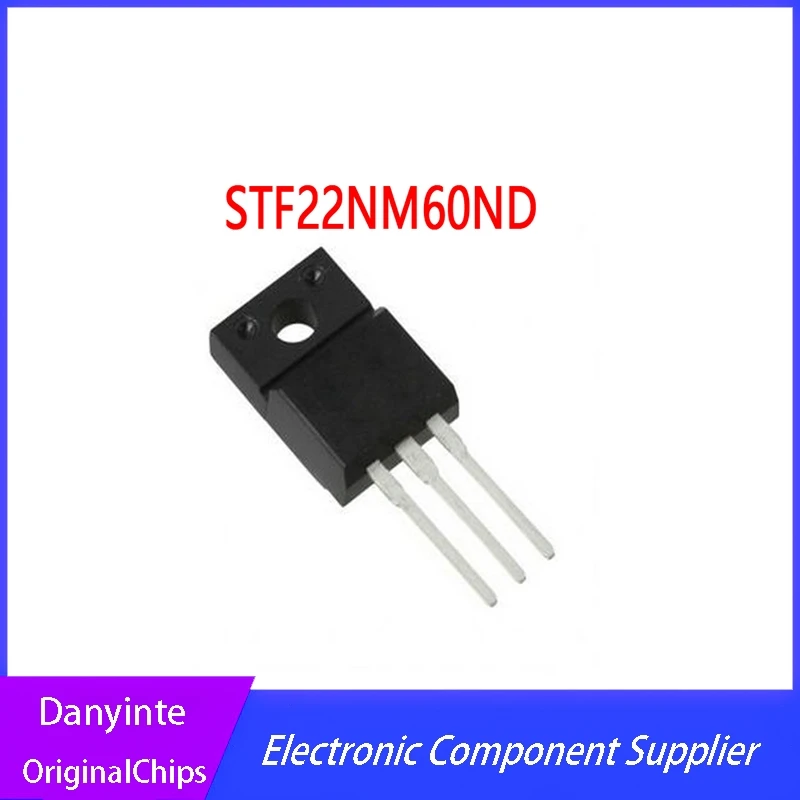 New 10Pcs/LOT STF22NM60N STF22NM60ND STF22NM60 F22NM60N 22NM60N TO-220F
