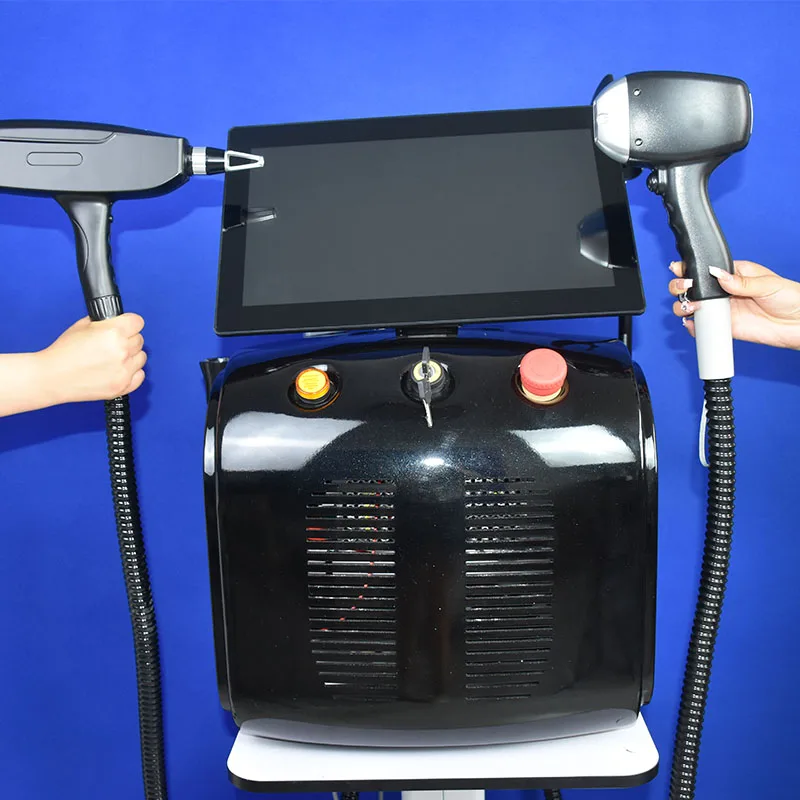 Portable 4 Wave DiodeHair Removal Ice Cooling Beard BodyDevice