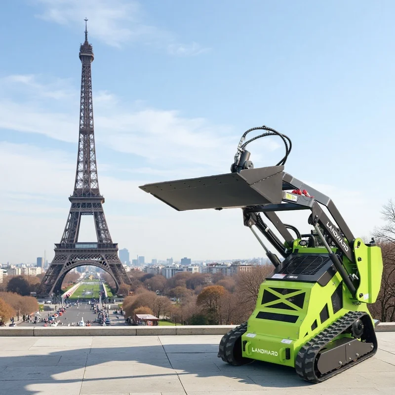 Mini chargeuse compacte Construction agricole Mini chargeuse compacte CE EPA moteur roue Diesel Mini chargeurs personnalisés