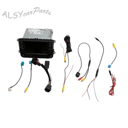 RCD330 187B CD Player + Rear View Camera + CAN Simulator Kit For VW PASSAT B6/3 SCIROCCO Seat Alhambra 7N Skoda 6RD 035 187 B