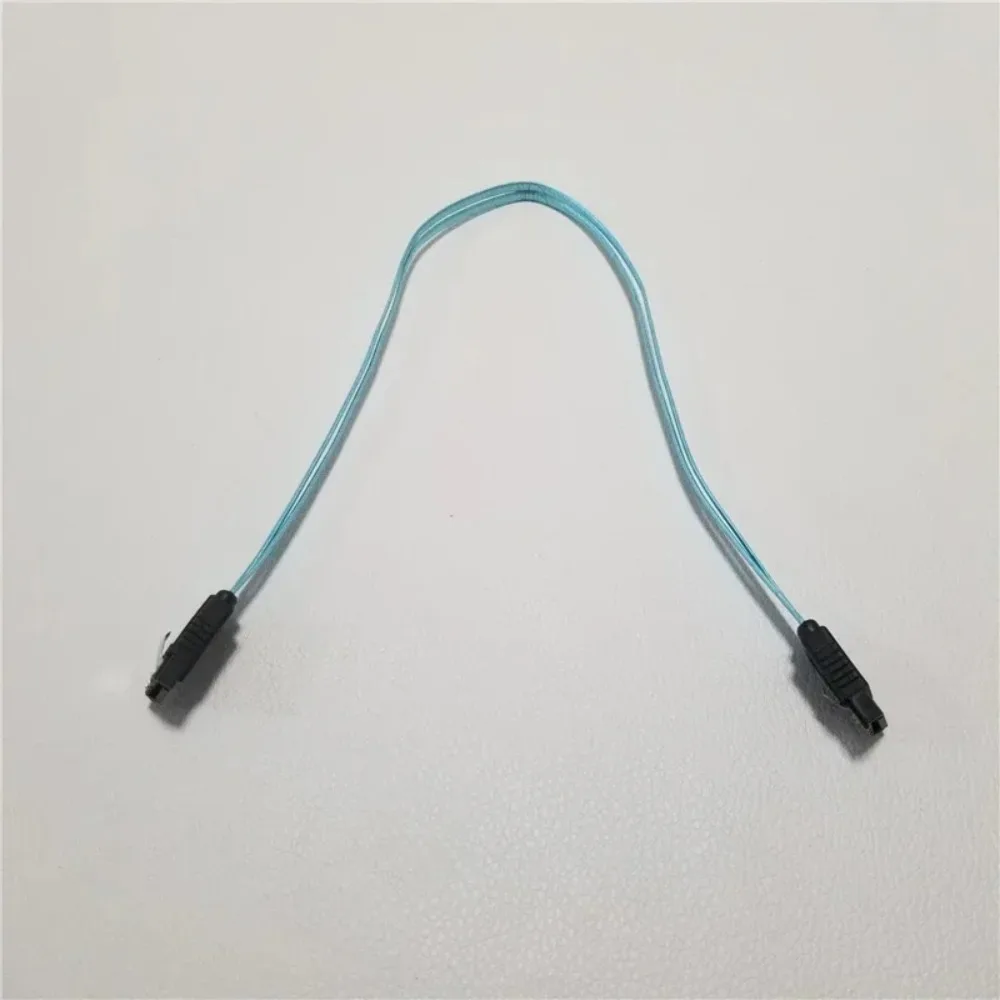 Ultra Short 20cm 7pin SATA 3.0 Female to  F/F HDD Hard Drive Data Cable Dual Channel Shielding Blue 6Gbps