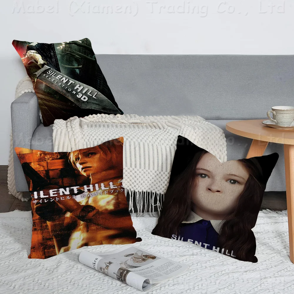 

Silent Hill1 2 3 Game Movie Pillow Gift Home Office Decoration Pillow Bedroom Sofa Car Cushion CoverPillow Case