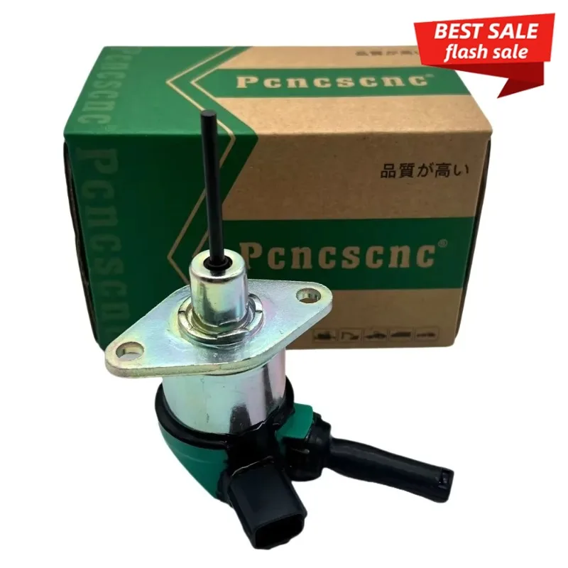 

1A021-60017 1A021-60010 Excavator Fuel Shut Off Solenoid for Kubota V2003 V2203 Bobcat S150 S160 Skid Steer Loader 12VDC