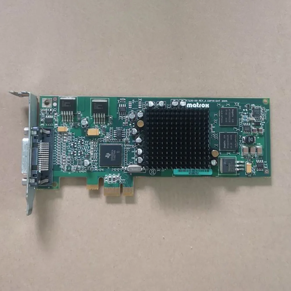 For Matrox MGI G55-MDDE32LPDF G550 PCI-E X1 Graphics Card 375-3433-01