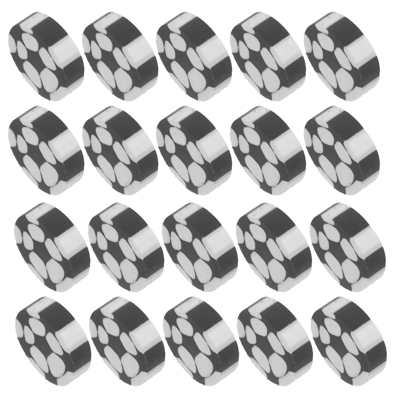 

20pcs Football Daily Use Pencil for Students Party Favors Compact Party Favors Erasers School Mini Erasers Supplies