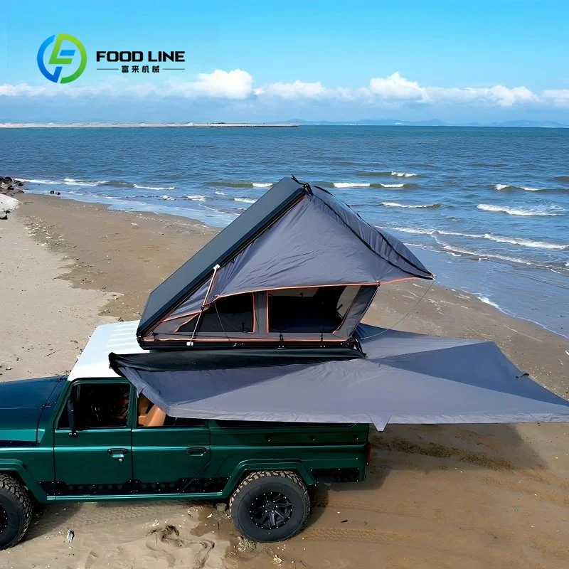 Automatic Aluminum Hard Shell Rooftop Tent Waterproof Custom for Pickup SUV Van Off Road Camping