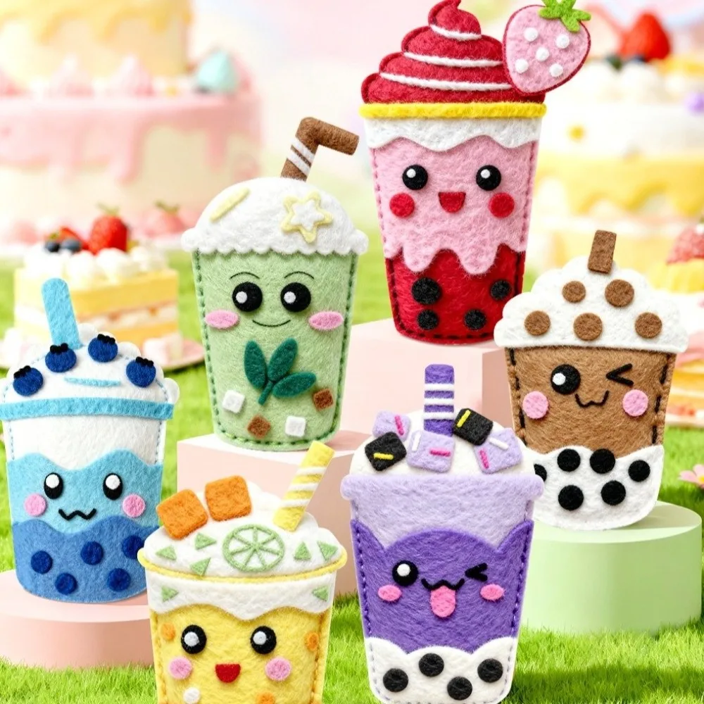 Fabric with Holes DIY Sewing Kit Safety Stitch Beginners Kids Sewing Kit Toy Sewing Ornaments Toy Home School Activity