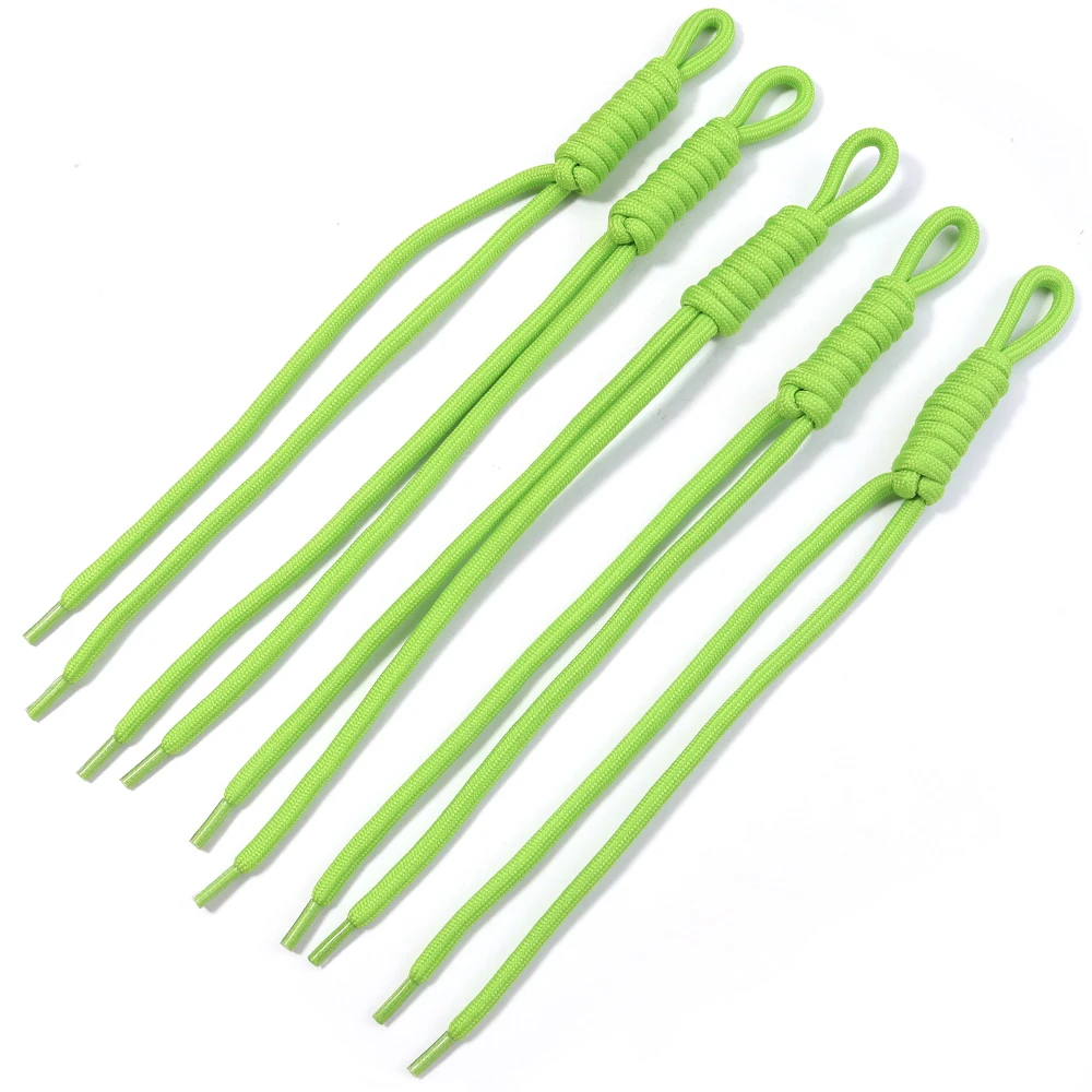 5 teile/los Bunte Geflochtene Lanyard Schlüsselbund Handgemachte Knoten Nylon Seil Schnur Gewinde Für DIY Schlüssel Kette Anhänger Tasche Zubehör