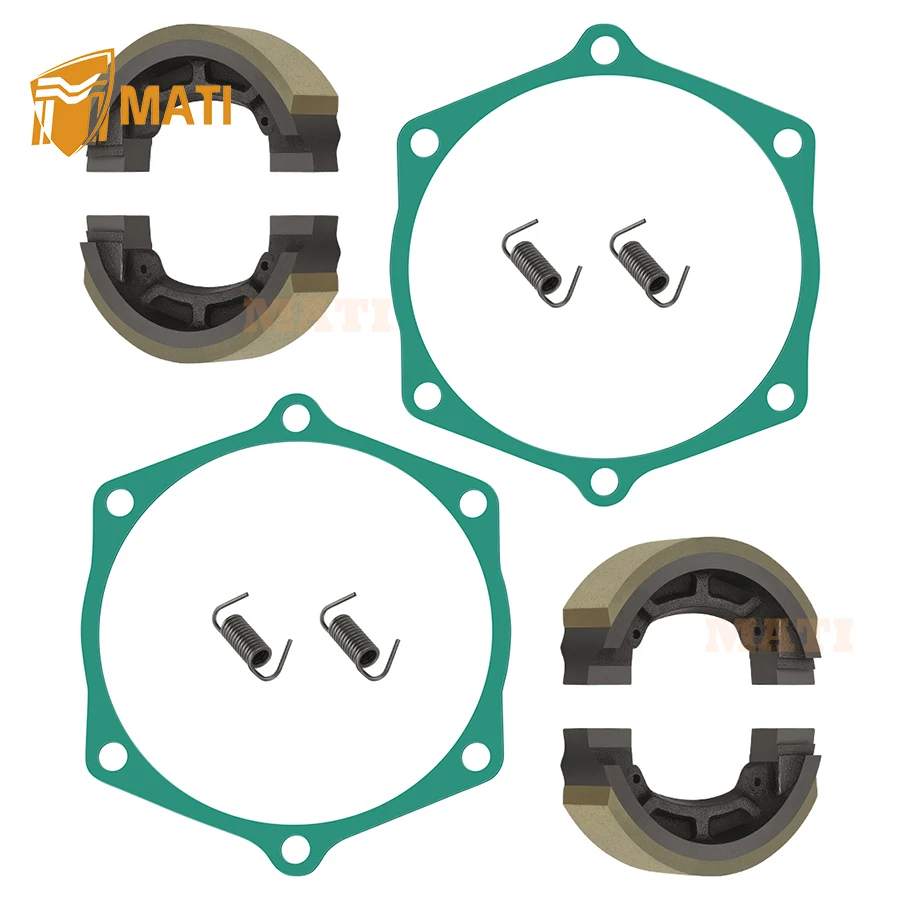 

M803176 Brake Shoes w/Springs & Gasket for Compact Utility Tractors John Deere 670 650 CH15065 CH15066 CH20140