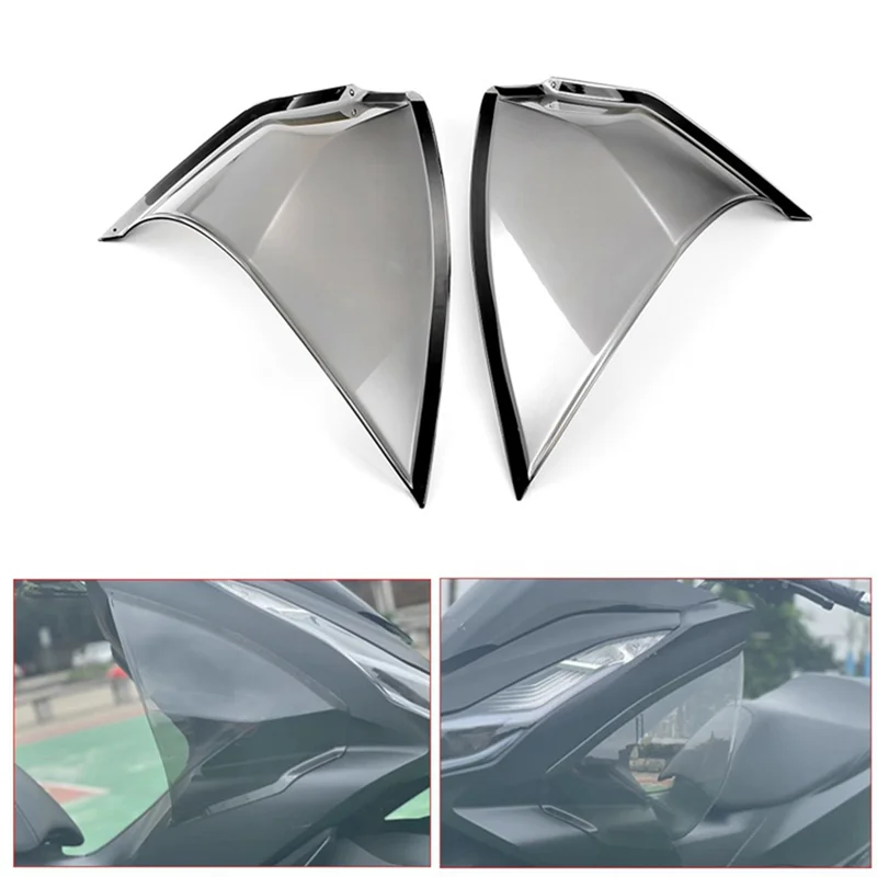 

Motorcycle Front Side Leg Guard Legshield Deflectors Wind Cover for Honda Pcx160 Pcx 160 2021-2022