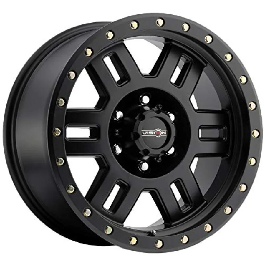 

398 Manx Матово-черный диск с окрашенной отделкой 18x9 дюймов 6x139.7 мм