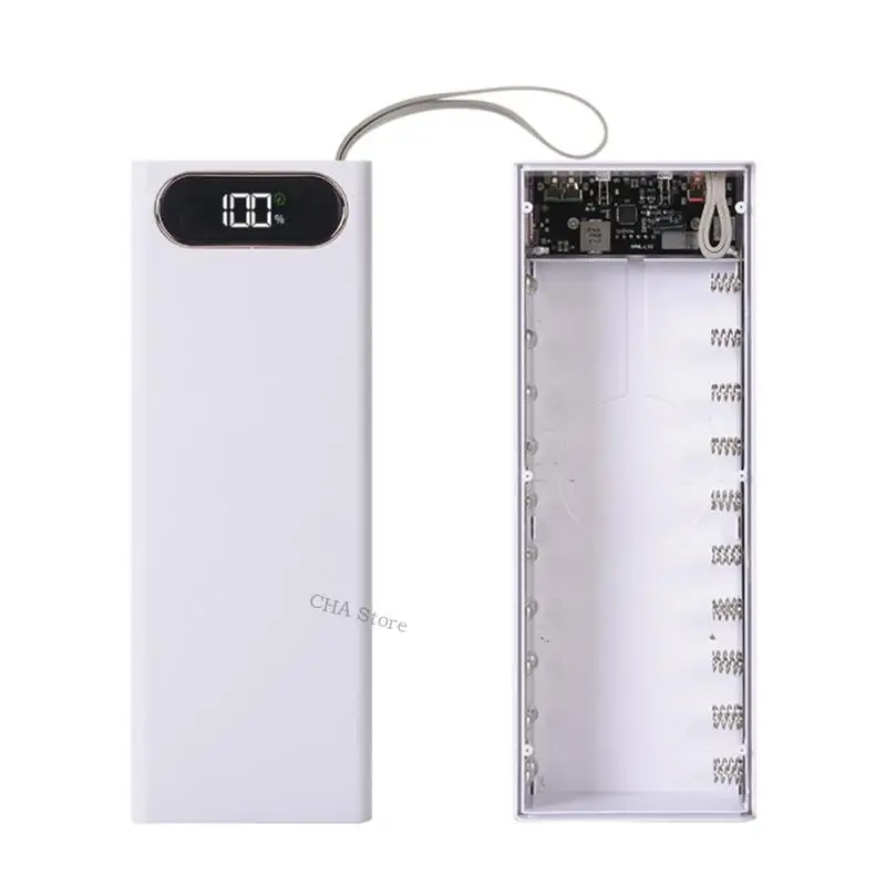 High Speed Charging 18650 Battery Case Detachable 20Slot Structure NonWelding Needed Secure Plastic Housing Storage Box