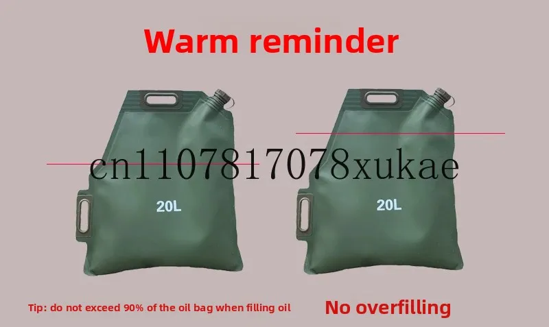 

Portable Soft Oil Bag 5L10L20L Folding Oil Bag, Spare Oil Drum for Self-driving Cars and Motorcycles