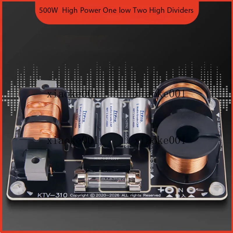500W  High Power One low Two High Dividers KTV Private Room Speaker Divider Independent Speakers Filter Frequency
