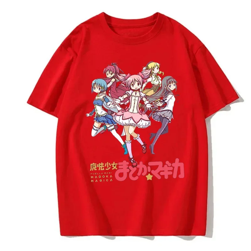 Puella Magi T-shirt Madoka Kaname Mami Tomoe Homura Akemi Sayaka Miki Anime Women Clothes  Y2k Top  Pornhub Crop Top