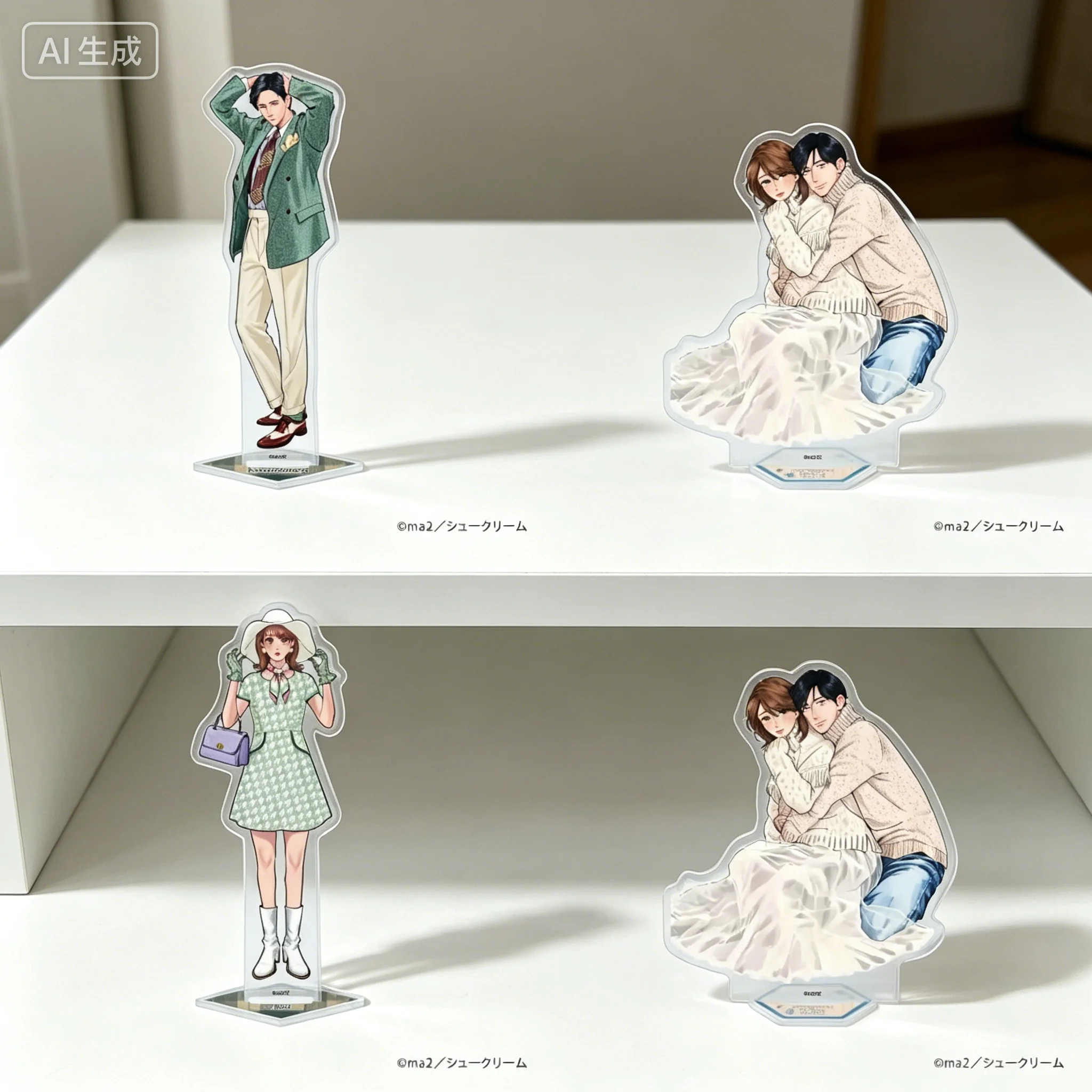 Anime The Reason We Fall in Love Aoi Tomoya Kurosawa Human-shaped Acrylic Stand Model Plate Keychains Desk Decor