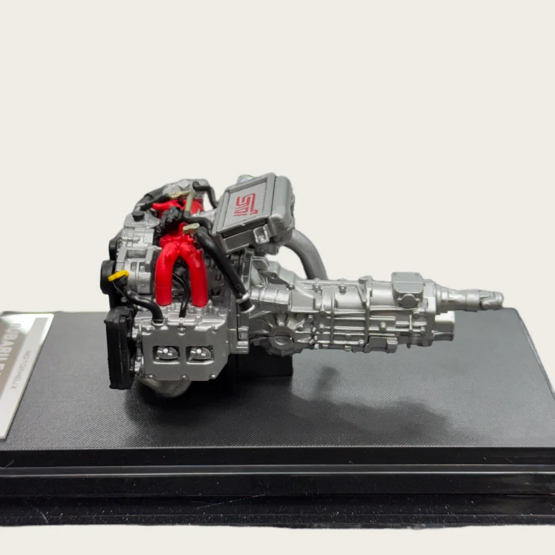 Mh Diecast 1/18 escala Subaru modelo de plástico Subaru Sti Ej20 motor vehículos de juego juguetes para niños regalo caja Original