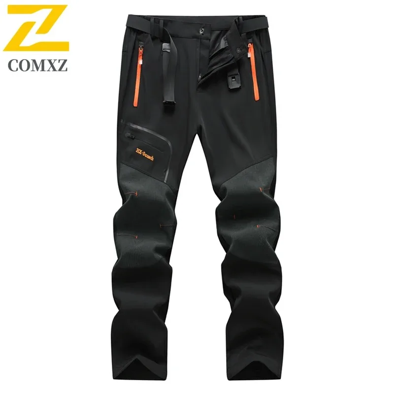 Spring and Autumn Casual Men's Pants Windproof Waterproof Elastic Loose Mountaineering Pants Outdoor Camping Hiking Men's Pants - Image 6