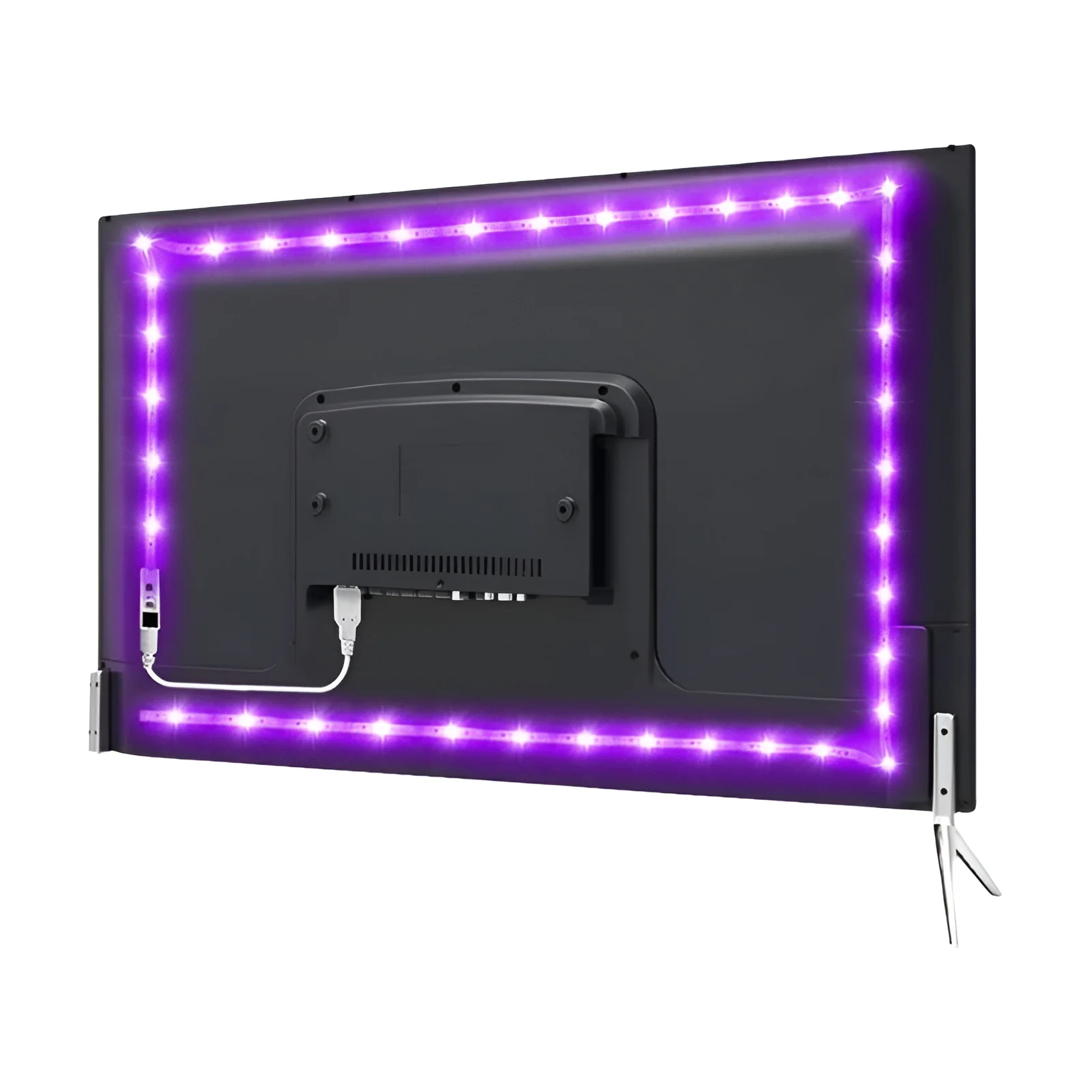 USB Bluetooth LED Strip Light, luzes RGB, lâmpada flexível, fita, auto-adesivo, TV, diodo de mesa, 5050 SMD, 5V