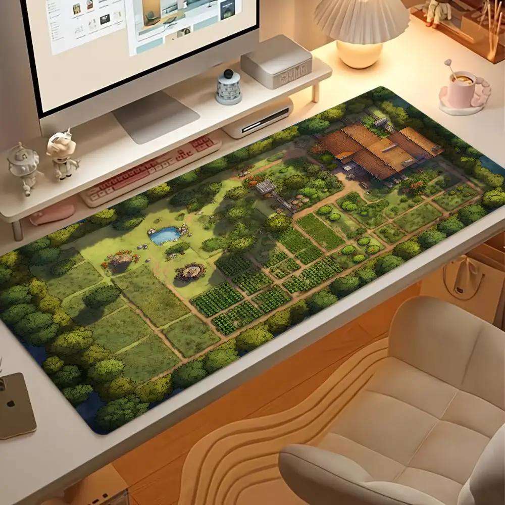 Creative Painting Scenery Mouse Pad Laptops Gaming Deskmat  Mousepad Anime Office Carpet Gamer Keyboard Computer mat rubber mat