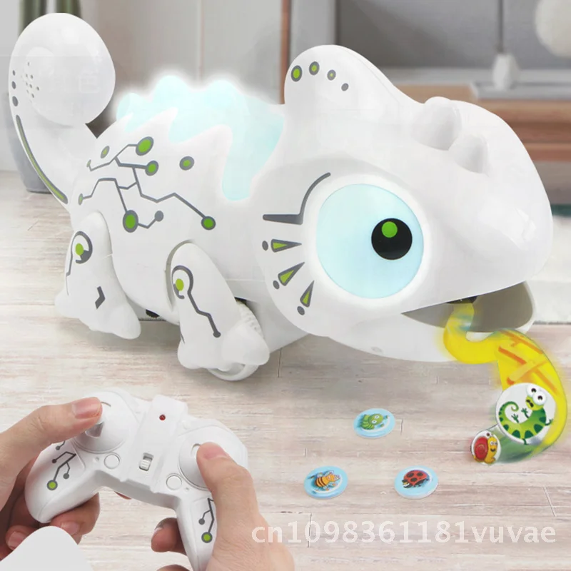 الكهربائية التحكم عن بعد الحرباء و Tyrannosaurus ريكس ألعاب روبوتية ذكي اللون تغيير الحيوانات الصغيرة الإلكترونية الحيوانات الأليفة ل