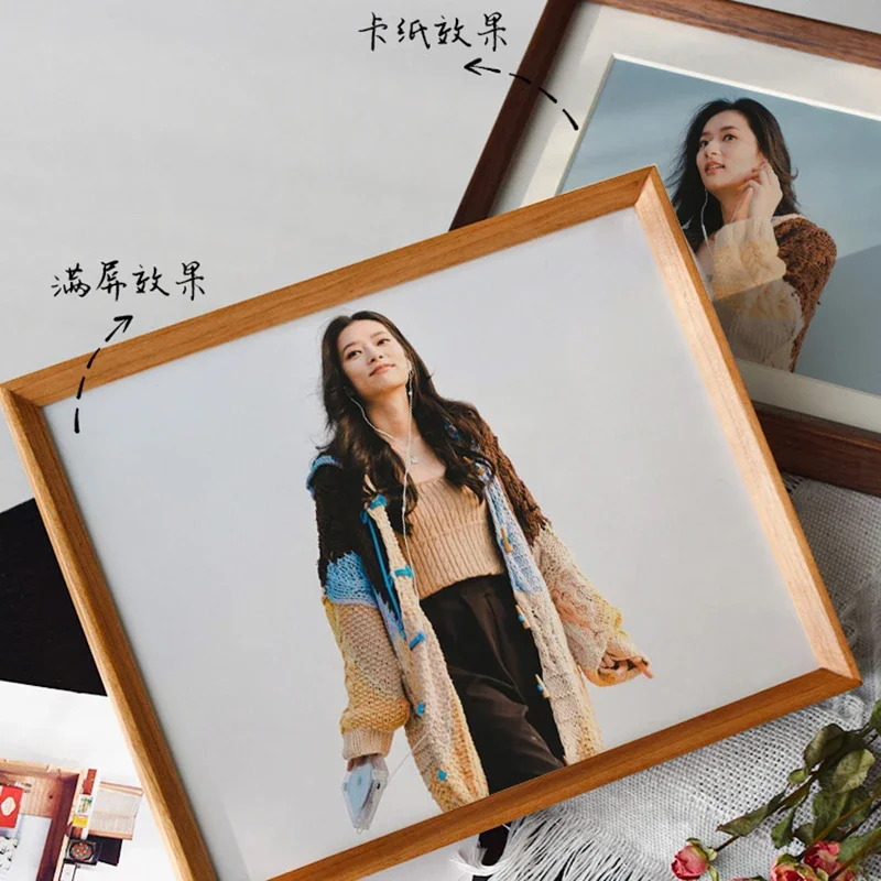 إطار صور حديث من الخشب الصلب أمريكي عتيق لغرفة المعيشة وغرفة النوم إطار صور فني للتصوير الفوتوغرافي لديكور المنزل ماركوس دي Fotos FYP