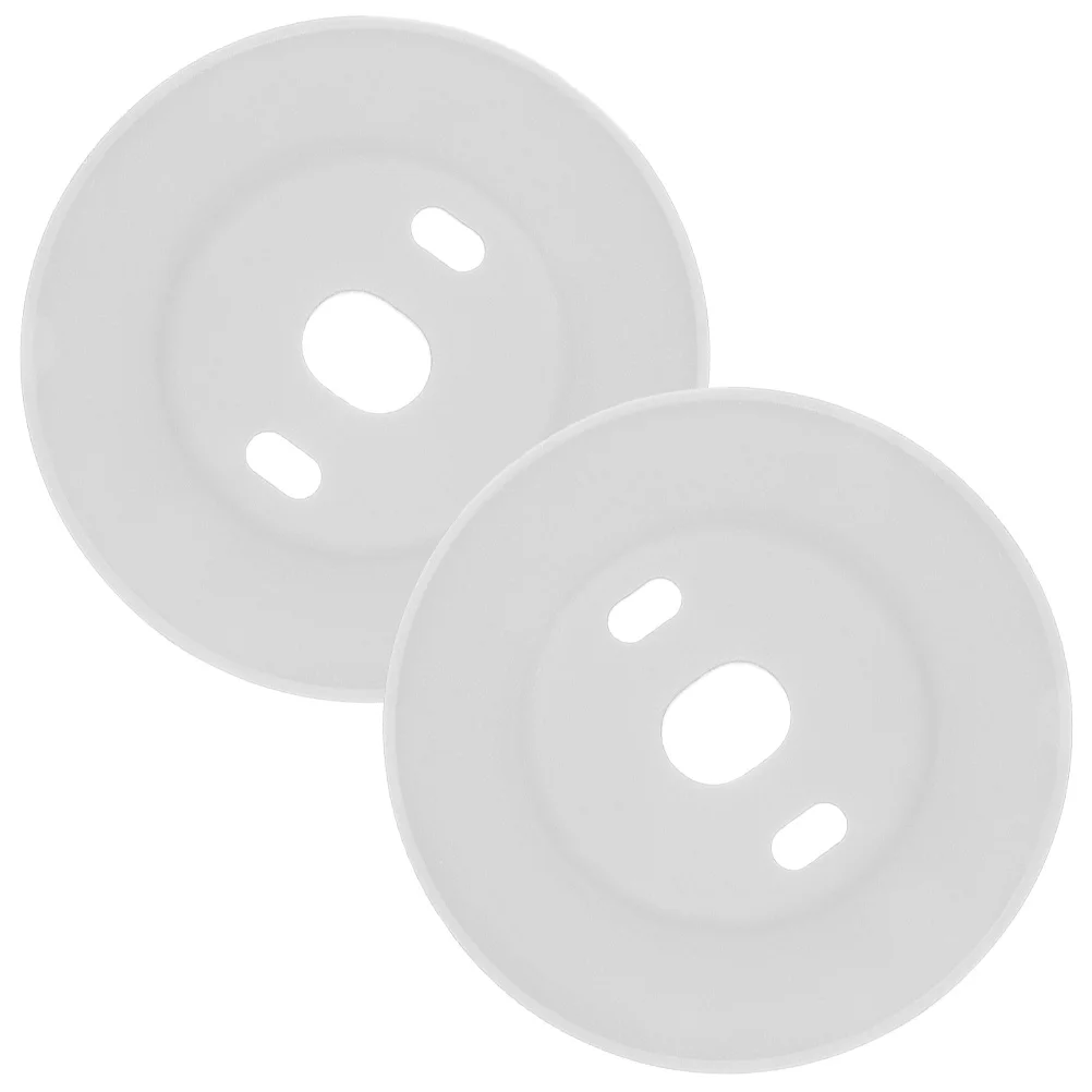 

2pcs Thermostat Wall Plate Cover Silicone Universal Trim Kit For Nest Thermostat Backplate Mounting Accessories