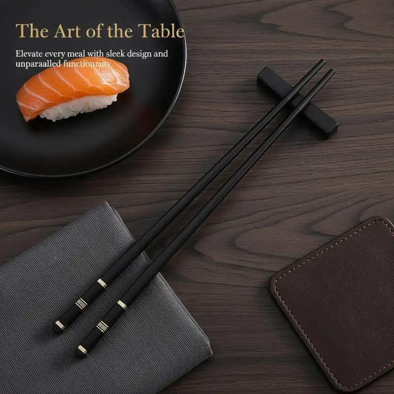 New 10 Pairs Chinese Chopsticks High Temperature Resistant And Simple Reusable Chop Sticks Kitchen Tableware Tool Accessories