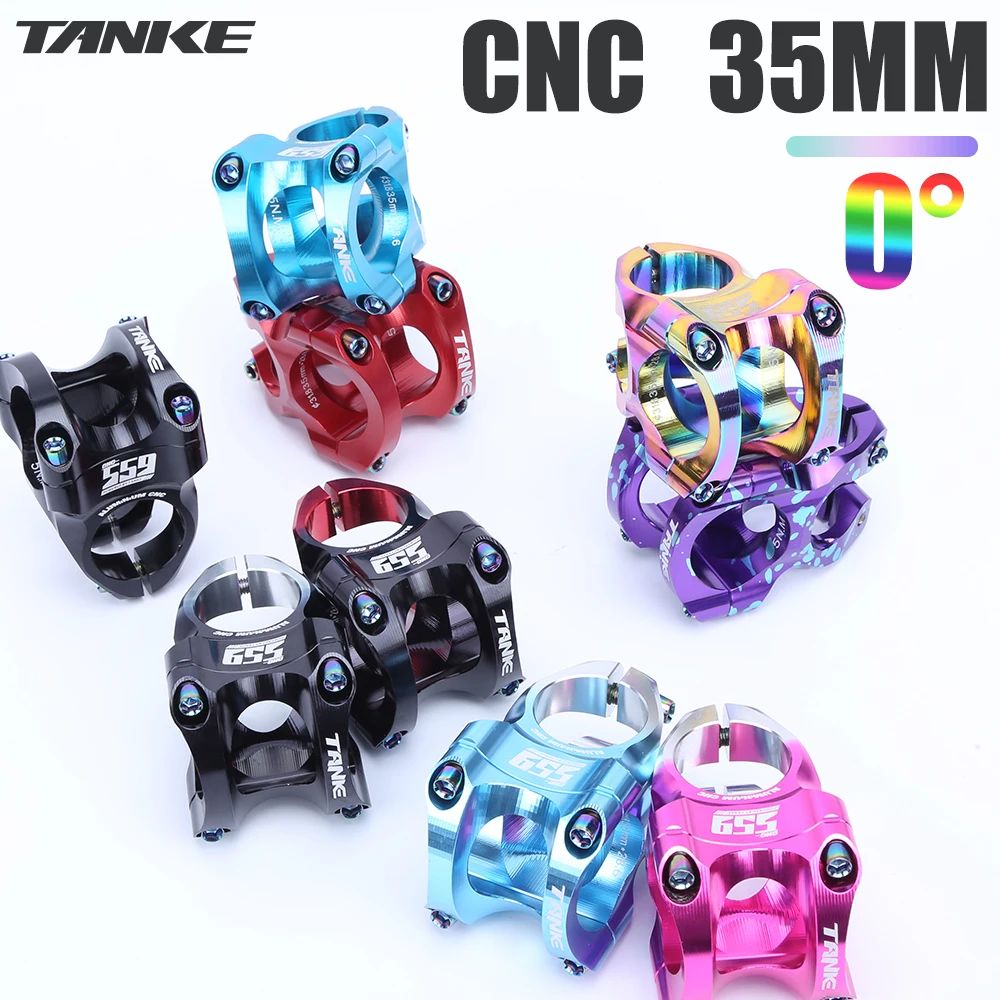 Tanke 559 Aluminum Alloy Ultralight MTB Handlebar Stem High-strength Short 35mm Power Table Riser Holder Bicycle Cycling Parts