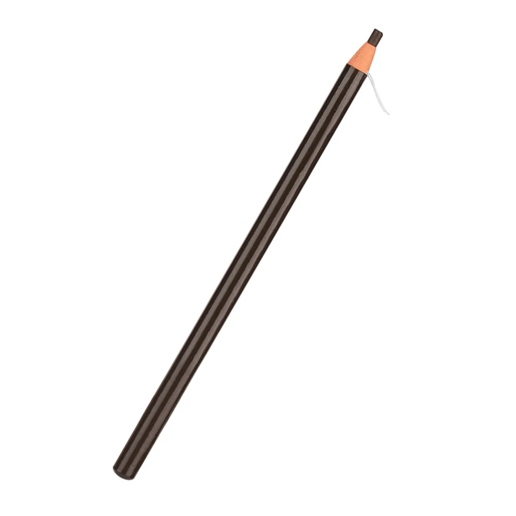 Lápiz de cejas resistente al agua para mujer, herramienta de maquillaje de cejas de larga duración, a prueba de manchas, marrón oscuro, definición de cejas naturales, 1 ud.
