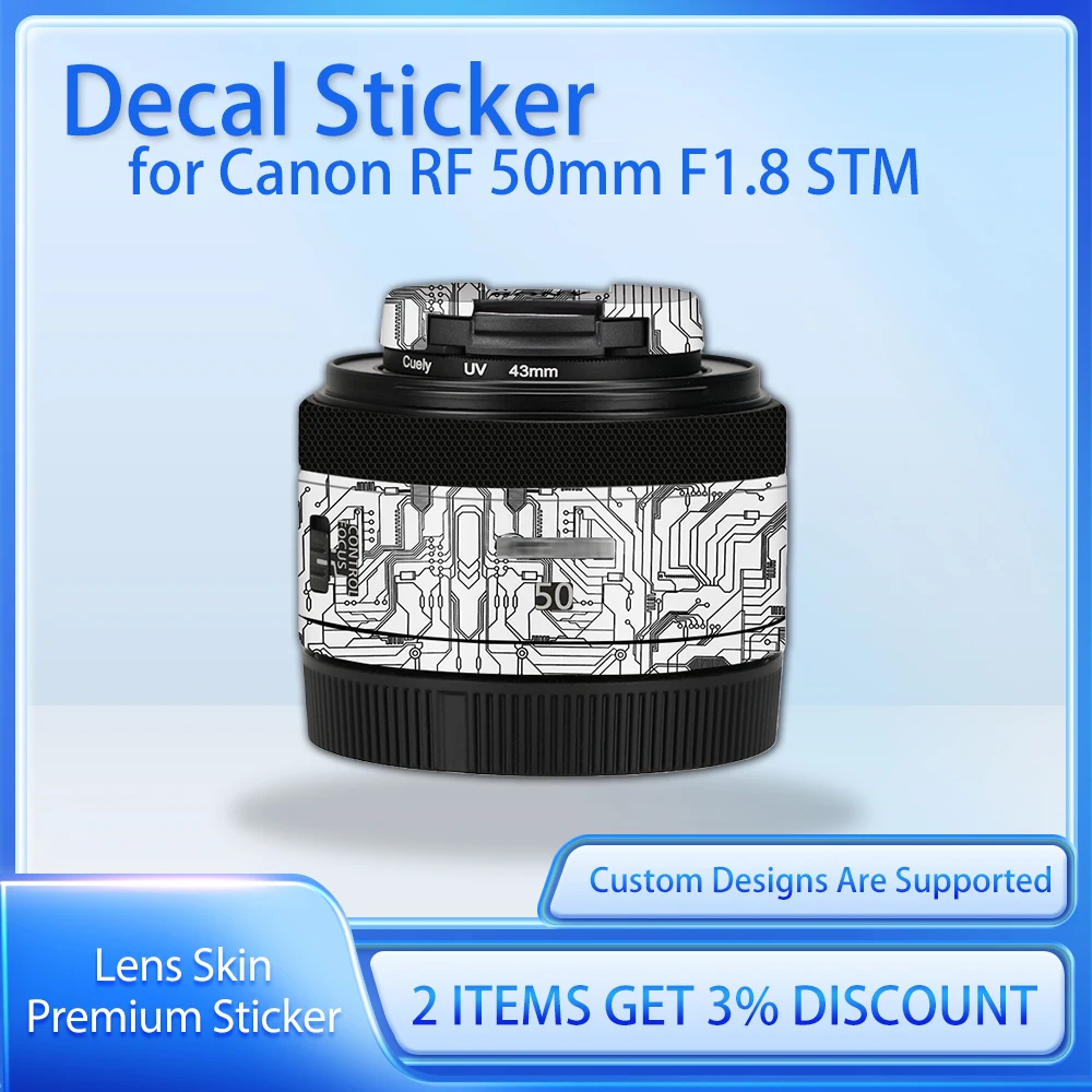 rf50f18-decalque-pele-para-canon-rf-50mm-f18-stm-lente-pele-decalque-rf-50f18-pelicula-protetora-capa-filme-envoltorio-de-pele-coberto
