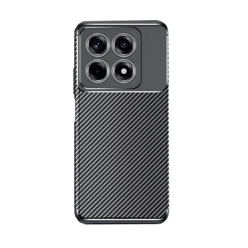 Funda de TPU con textura de fibra de carbono para Xiaomi 14T Pro, funda protectora de teléfono a prueba de golpes, Fundas Xiaomi 14T Pro 14tpro 14t