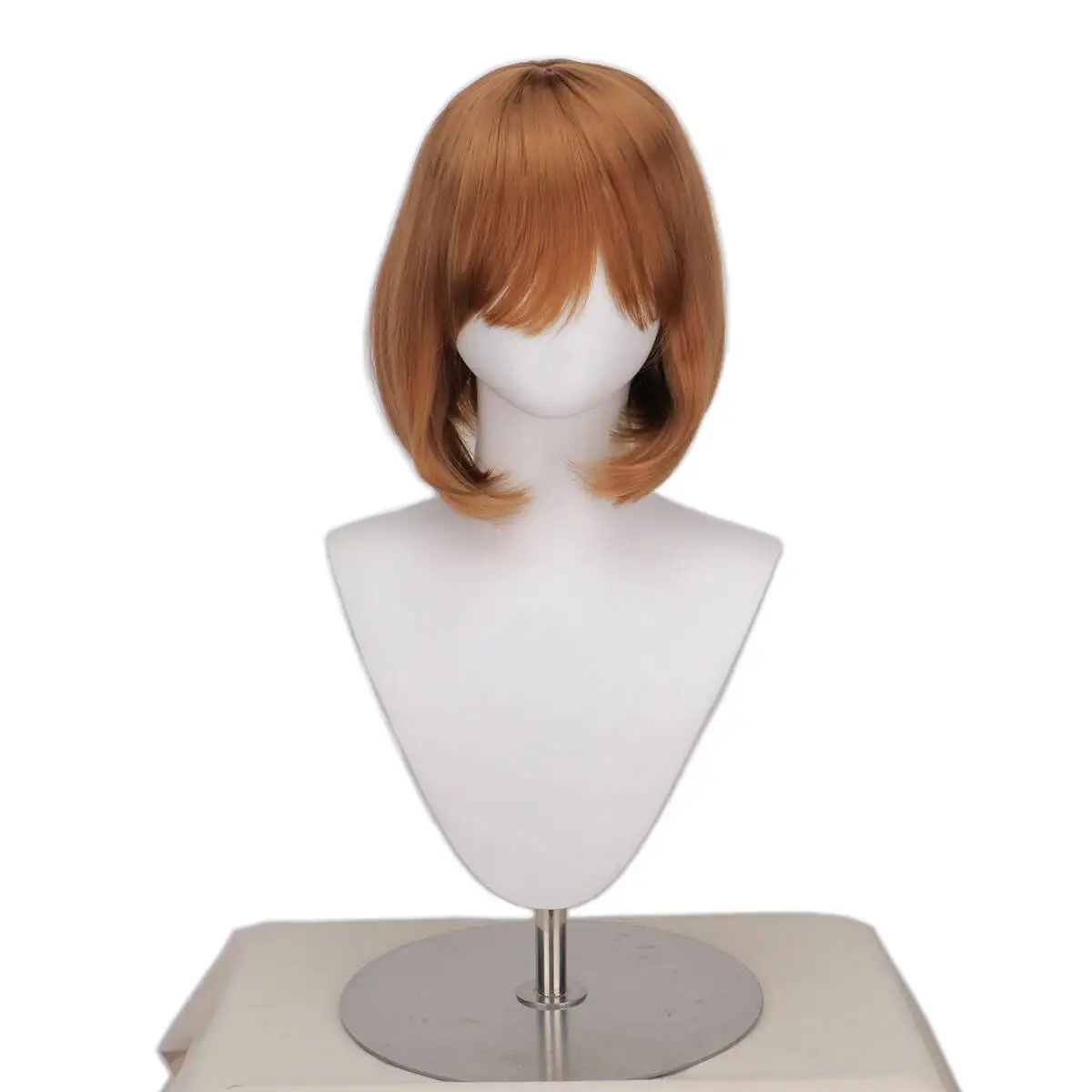 

Meiko Cosplay Wig Light brown short hair Heat Resistant Synthetic Wig Anime Sister Mei Meiko Cosplay Wigs