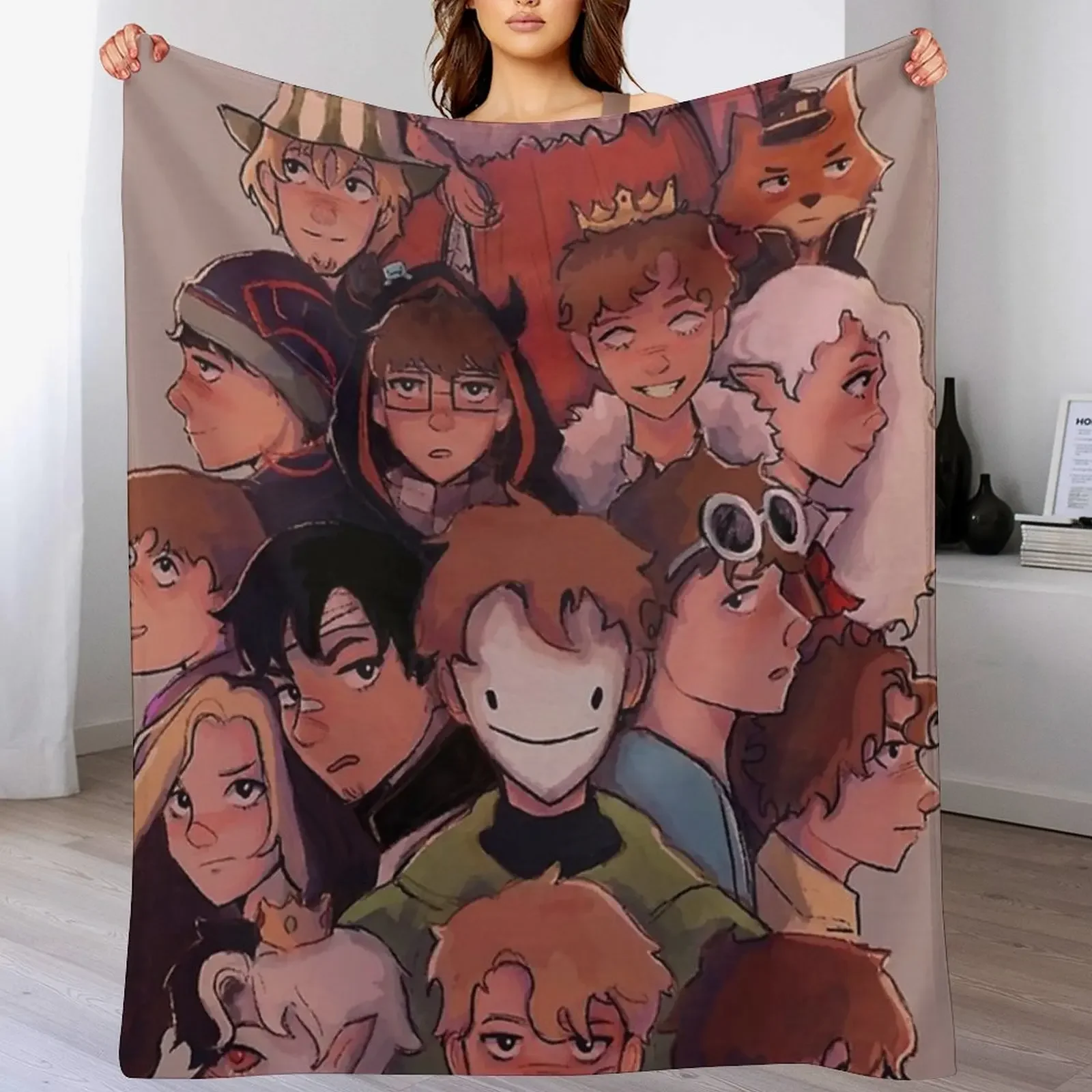 

Dream Smp Awesome Throw Blanket sofa bed Soft Beds Heavy heavy to sleep Blankets