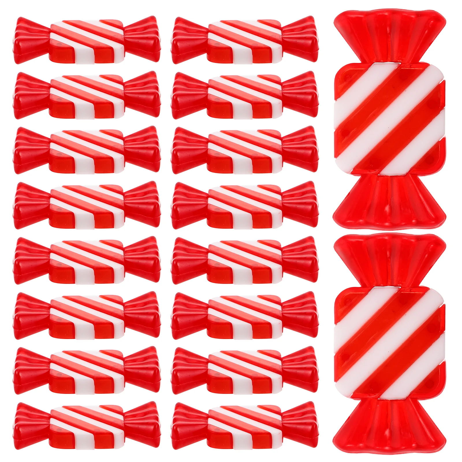 

20Pcs Christmas Tree Ornaments Decor Hanging Candy Pendant Xmas Sweet Ornaments Hanging Fake Decor