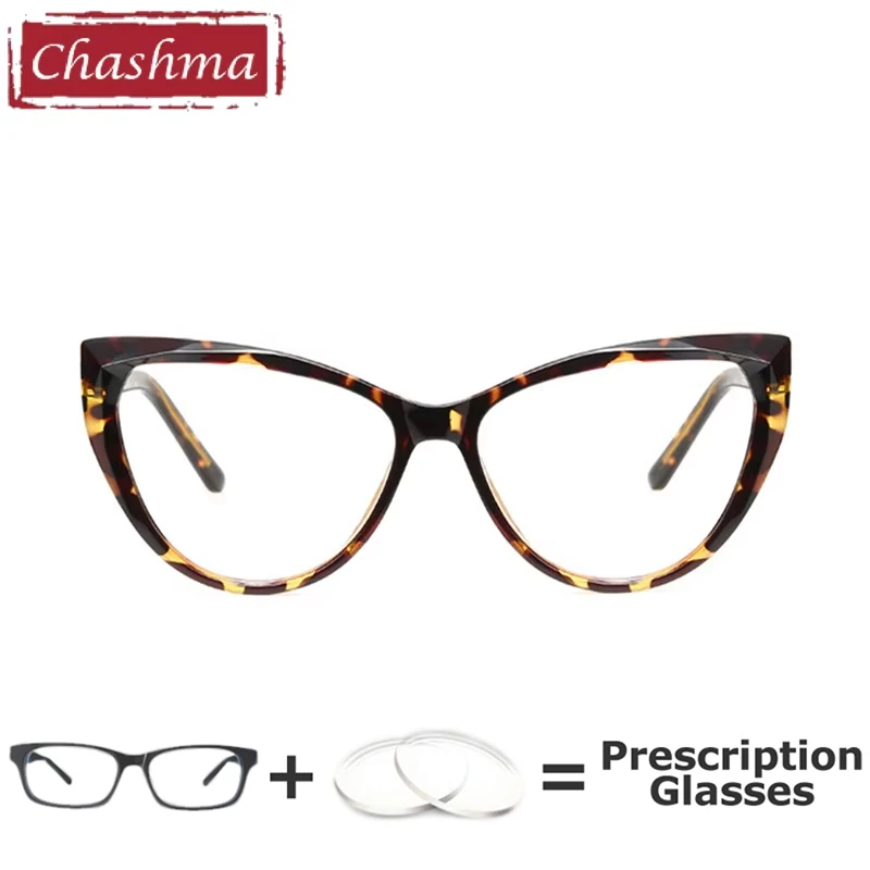 

Female TR90 Glasses Prescription Lenses Myopia Degree Fashion Lady Optical Recipe Reading Glasses Cat Eye Eyeglasses