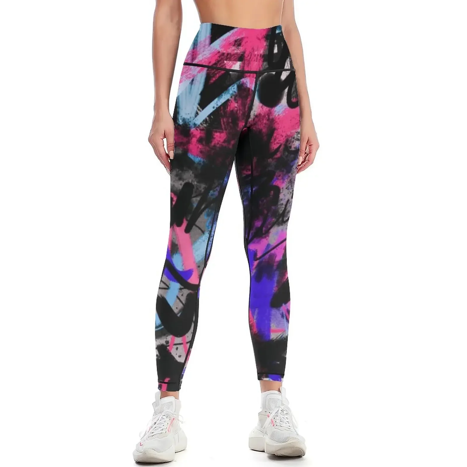 

Pink n Blue Leggings Training pants sports for Sports female jogging pants Womens Leggings