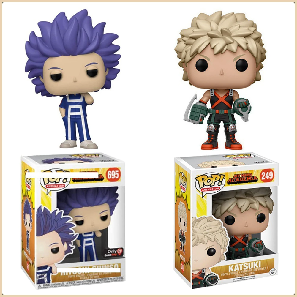 

Funko Pop My Hero Academia Anime Peripherals Action Figures Bakugou Katsuki Shinso Hitoshi Model Ornament Decoration Toys Gifts