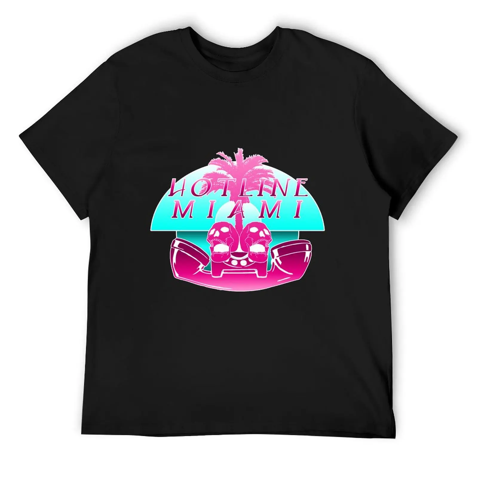 

Hotline Miami Logo T-Shirt clothes customs T-shirts oversize heavy weight t shirts for men