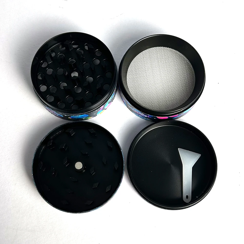 13pcs Smoking Set Herb Tobacco Grinder Metal Rolling Tray With Magnetic Lid Plastic Roller Maker Cone Storage Tube