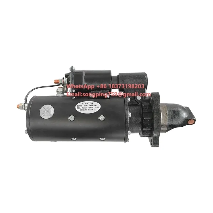 Engineering Construction Machinery Parts Excavator Truck Engine K19 K38 Starter Motor 3021038 3636821