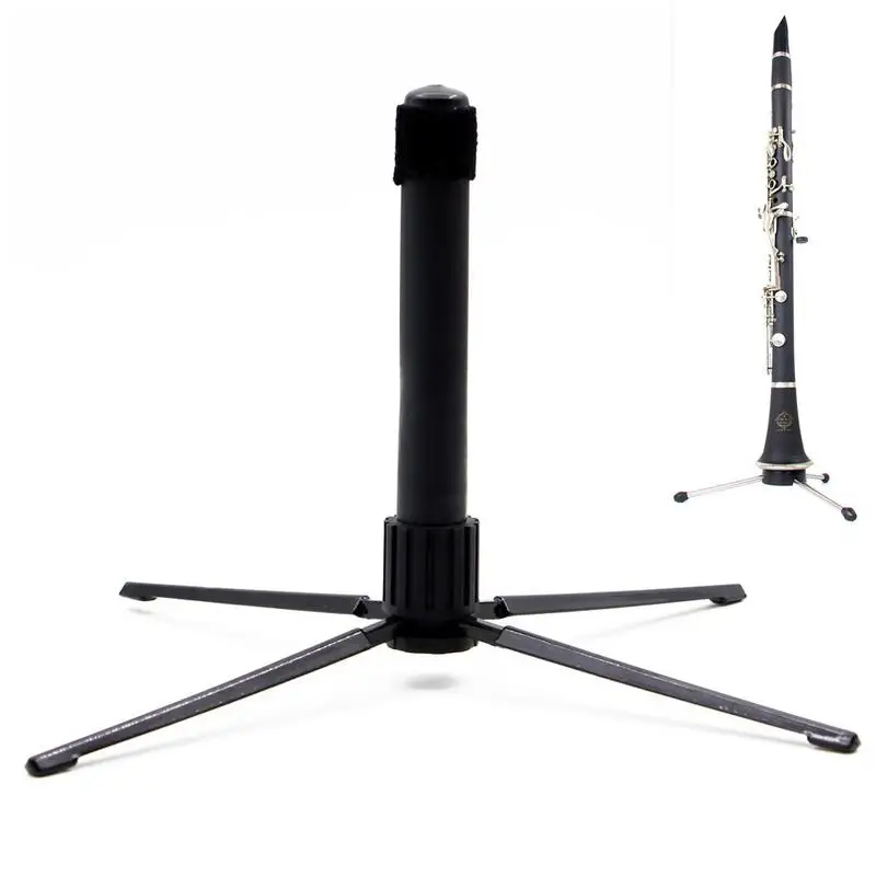 Foldable Portable Flute Or Clarinet Saxophone Stand Sax Tripod Holder Stand Bracket Saxophone Woodwind Instrument Accessories