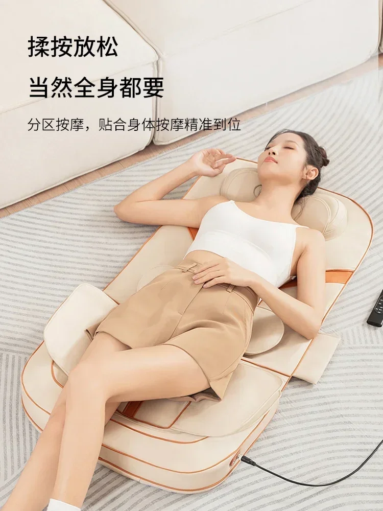 Massage mattress, multifunctional, lying flat, fully automatic kneading and traction, cervical spine, waist, back Hot sales