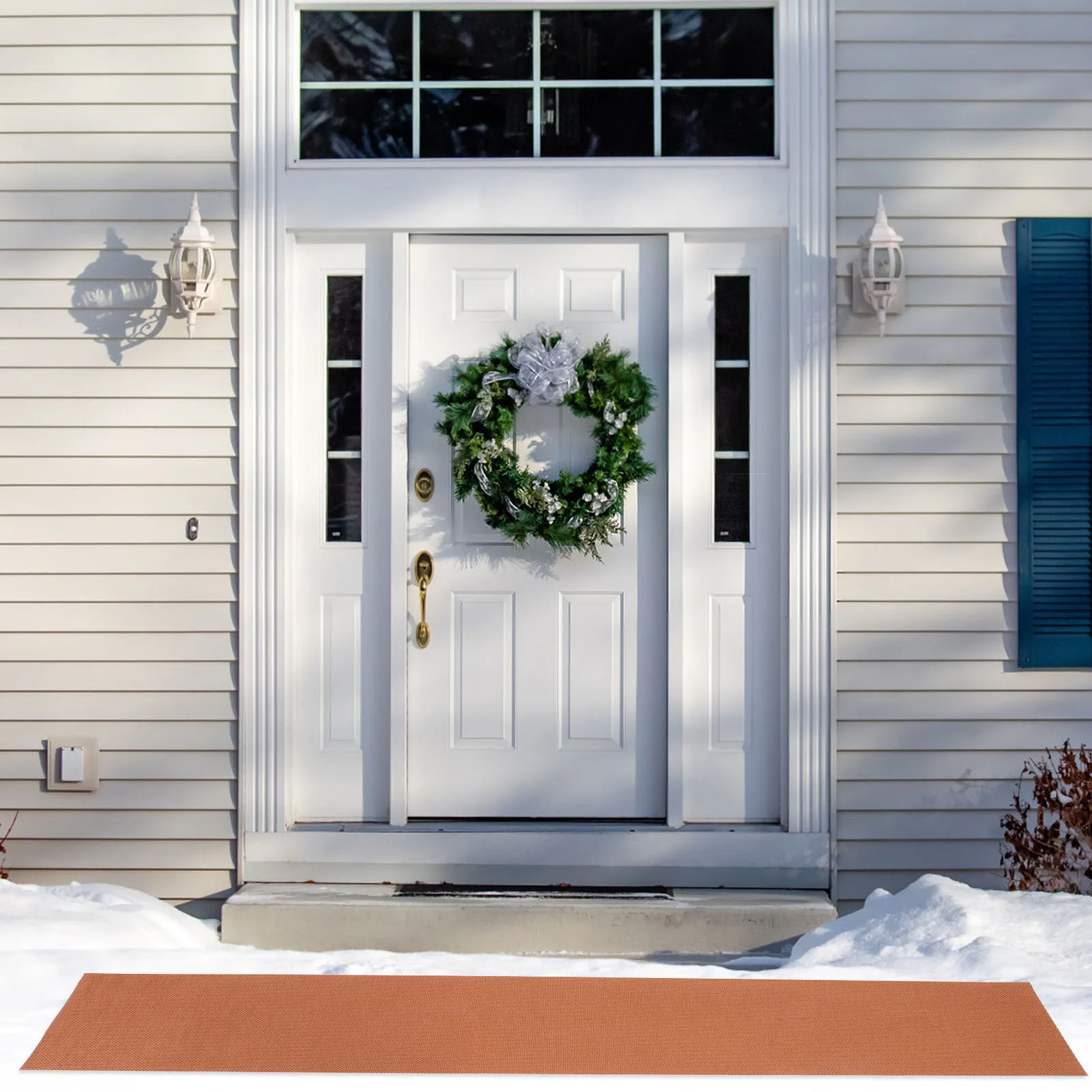 

Heavy-Duty Non-Slip Felt Rug Pad Outdoor Staircase Snow Ice Protection Mat Walkway Safety Anti-Slip Snow Slider Mat